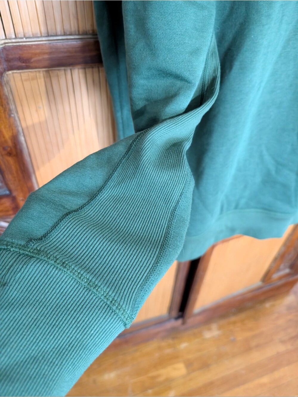 Zyia Active Cozy Olive Green Funnel Neck Women's Sweatshirt Size L - Picture 6 of 12